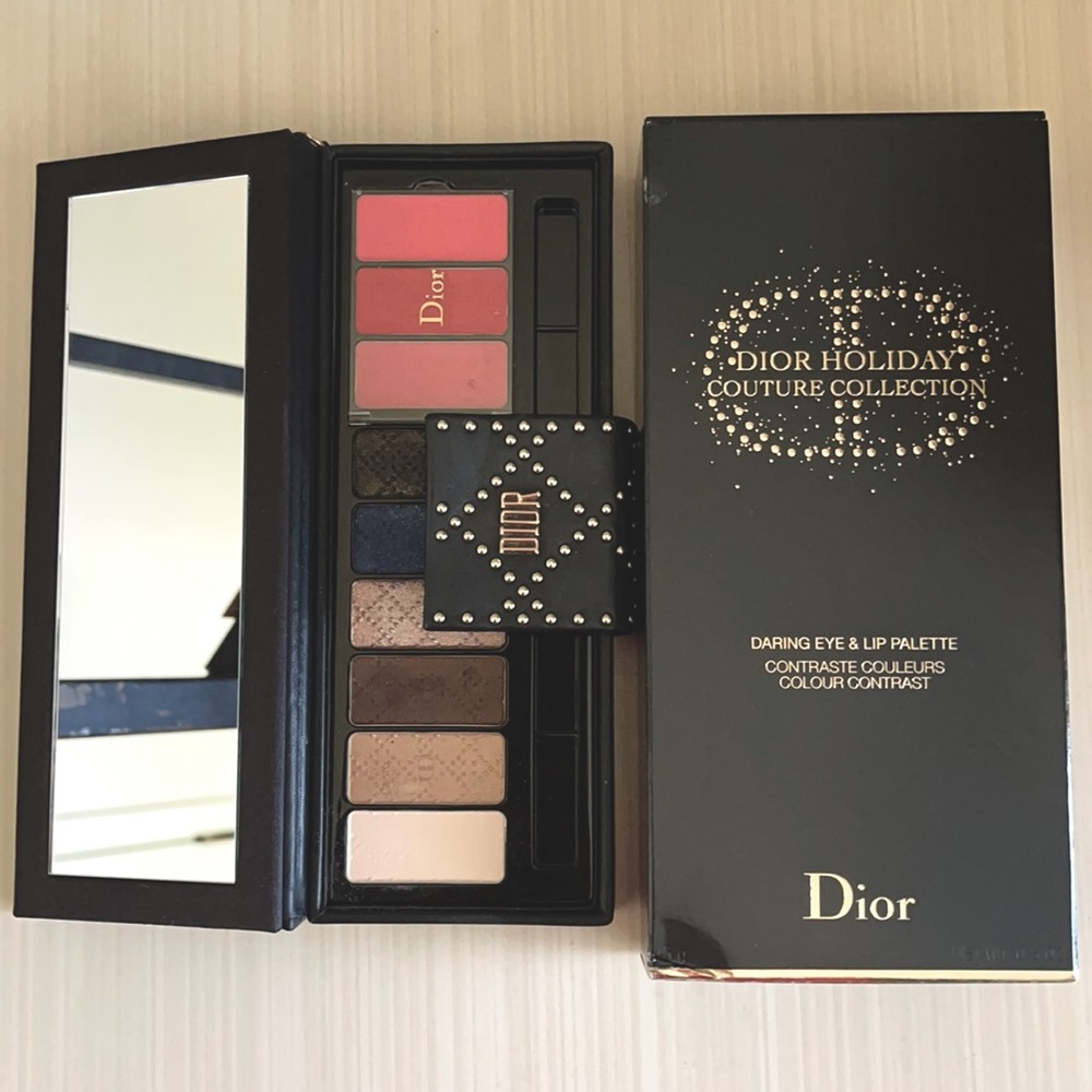 Dior Holiday edition leather eye and lip palette.